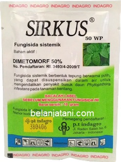 Fungisida Sirkus, Fungisida Sirkus 50 WP, Jual Fungisida Sirkus Murah, Fungisida Sirkus Terbaru, Indagro, Belanja Tani