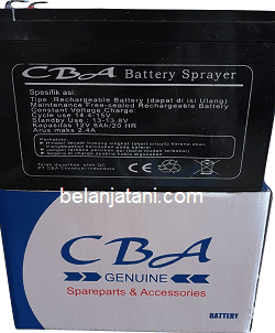 Baterai, Aki, Baterai Sprayer, Aki Sprayer CBA, Accu Sprayer CBA, Baterai Sprayer Elektrik, Baterai Sprayer Elektrik CBA, Baterai Sprayer Elektrik CBA, Baterai Sprayer Terbaik, Baterai Sprayer Yang Bagus, Baterai Sprayer Elektrik, Belanja Tani