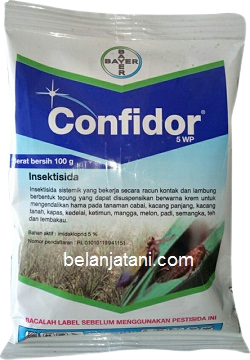 Confirdor, Confirdor WP, Confirdor 5 WP, Bayer, Bayer Crop Science, Bayer Indonesia, Jual Insektisida Confidor, Belanja Tani