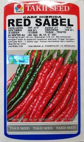 Cabe Red Sabel, Cabe Red Sabel, Cabe Red Sabel F1, Cabai Red Sabels, Harga Murah, Belanja Tani, Takii Seed