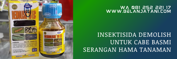 demolish, demolish insektisida, bahan aktif demolish, harga demolish, manfaat insektisida demolish