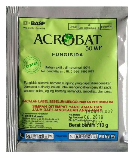 Fungisida Acrobat, Acrobat 50 WP, Jual Fungisida Acrobat, Fungisida Acrobat Murah, Basf, Basf Indonesia, Belanja Tani