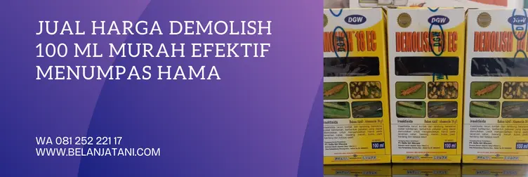 harga demolish, demolish insektisida, fungsi demolish, demolish, Belanja Tani