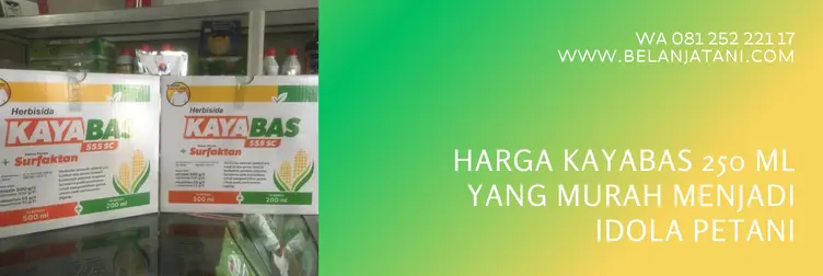 harga kayabas, kayabas, kayabas herbisida, dosis kayabas per tangki, Belanja Tani