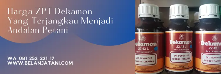dekamon zpt, harga dekamon, dekamon, dekamon untuk padi, Belanja Tani