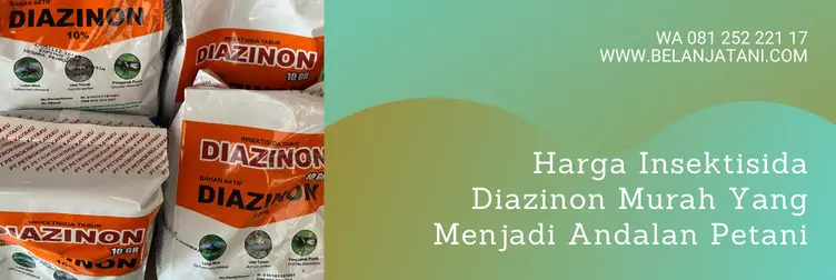 diazinon insektisida, harga diazinon, fungsi diazinon, bahan aktif diazinon, Belanja Tani